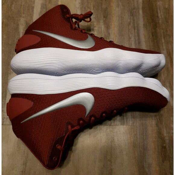 Nike Men\'s Hyperdunk 2017 TB Promo Maroon Wine White Silver 942571 602 Size 17.5 main image 2
